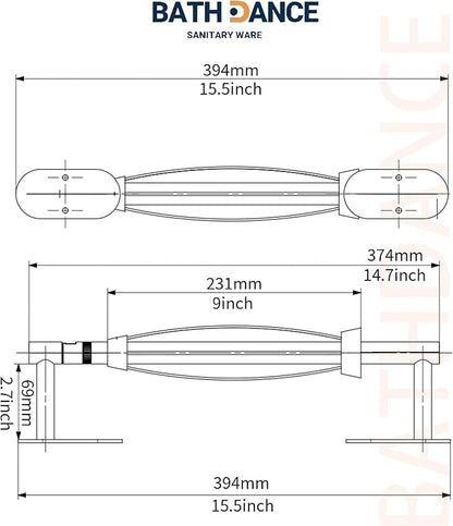 Paper Towel Holder Under Cabinet, Single Hand Operable Roll Holder with Damping Effect,No Drilling or Wall Mounted SUS304 Stainless Steel for Kitchen Bathroom (Sliver)