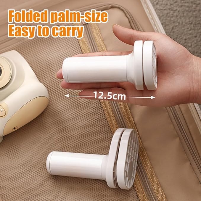 2Pcs Travel Drying Rack for Clothes, Portable Clothes Drying Rack with Retractable Rod Over Door Drying Rack, Foldable Hangers for Cruise, Rv, Dorm, Apartment, Hotel Laundry (White)