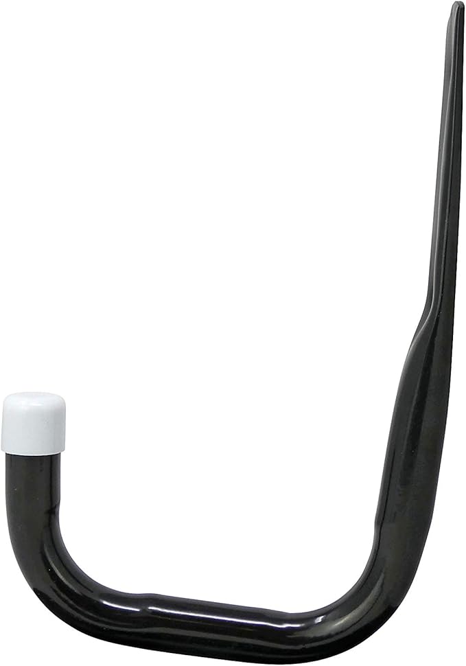 Shepherd Hardware 8089E Heavy Duty Steel 5-Inch Garage Storage Utility Hooks, 4 Pack, Black