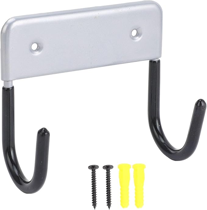 Ironing Board Hanger, Iron Wall Mount Holder for Laundry Rooms,Wall Mounted Iron Board Hook for Laundry Room Organization (Silver Gray)