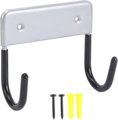 Ironing Board Holder Wall Mount, Iron Metal Ironing Board Hanger, Space Saving Iron Board Hook Wall Mount for Laundry Room Organization and Storage (Silver Gray)