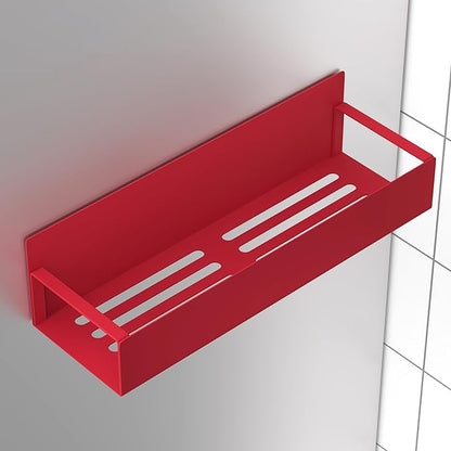 2 Pack Magnetic Spice Storage Rack Organizer for Refrigerator and Oven, Red Fridge Organizers and Storage