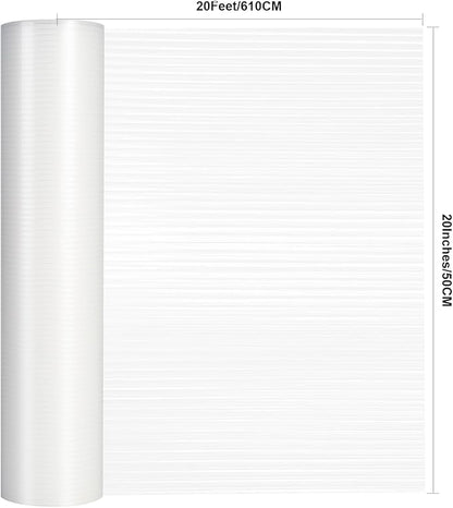 Shelf Liner, 20 Inches x 20 FEET Non-Slip Kitchen Cabinet Liner, Washable Oil-Proof Non-Adhesive Contact Paper for Kitchen Drawer, Cabinet, Shelves, Refrigerator, Storage, Desks, coutertops