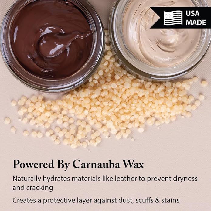 FootFitter Shoe Polish Cream with Carnauba Wax, Restores Leather, Adds Shine & Color to Boots & Shoes (Made in USA) Two Pack