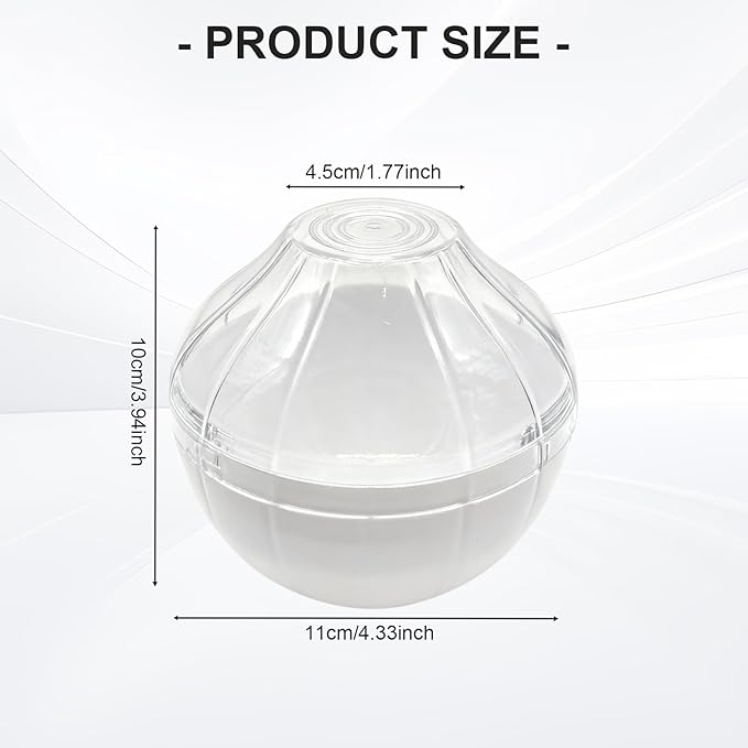 Jeukwud Onion Keeper, Onion Storage Containers, Garlic Shaped Food Saver, Fruit & Vegetable Storage Holder, Sealing Box for Refrigerators