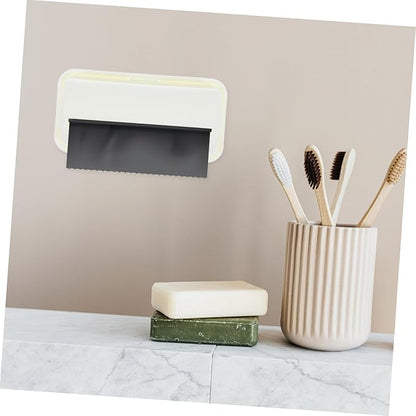 BESTYASH 3pcs Trash Bag Holder: Wall Mount Adhesive Plastic Garbage Bag Dispenser Roll Holder Organizer For Kitchen Cabinet Under Sink