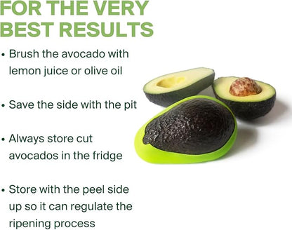 Food Huggers Avocado Hugger Single Pack - Keep Avocados Fresh with Patented Hug Design, BPA Free Food Grade Silicone Avocado Saver, Airtight Seal, Dishwasher Safe, Smart Storage Solution