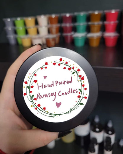 500pcs 2" Canning Labels - Round Mason Jar Stickers, 2 Wreath Designs, Food & Spice Bottle Labels