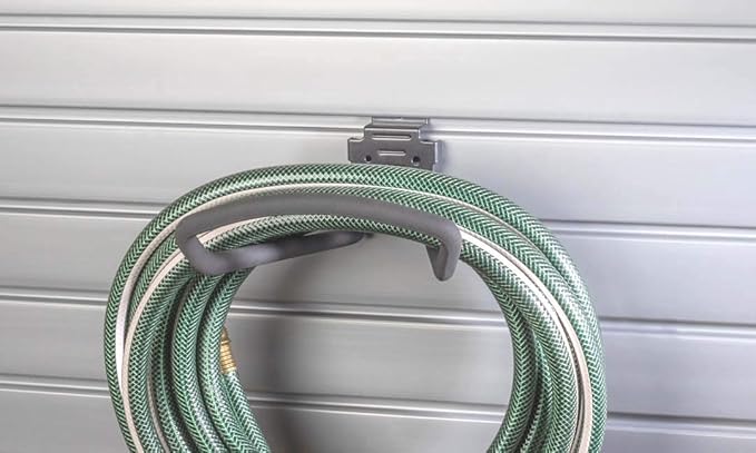HandiWall 8" Loop Hook with Locking Bracket for Tool Storage on Slatwall Panels