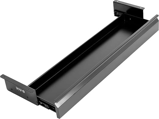 VIVO 33 inch Under Desk Slide Out Drawer without Shell, Home Office Storage Organizer, Black, DESK-AC03A-33B