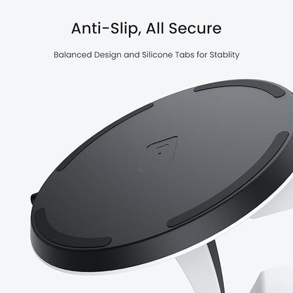 KIWI design D2 3-in-1 Controller Charging Station for PSVR2 and PS5 with VR Display Stand and LED-Charging Indicator