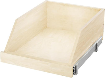 Pull Out Cabinet Organizer, Slide Out Wood Drawer Shelf, Pull Out Drawers for Cabinets, 8" High Beveled Pull Out Organizers for Kitchen Pantry, 16½" W×21" D