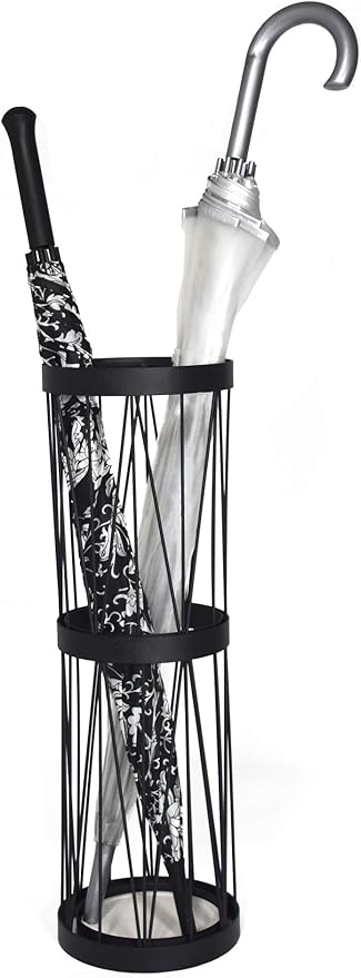 Mango Steam Pluvian™ Soakstone™ Umbrella Holder (Tall, Black)