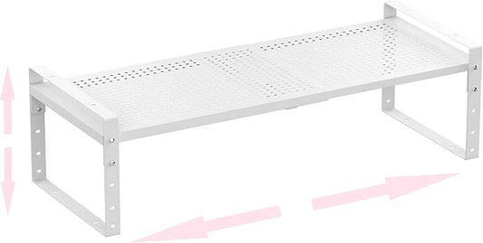 Multi-Functional Metal Shoe Rack, Space-Saving, Perfect for Entryway, Closet, Bathroom, etc. - Sturdy and Durable, High Weight Capacity（1PACK/White/Large