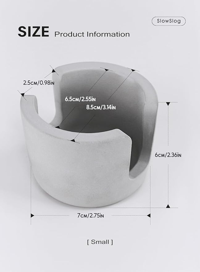 Slow Slog Diatomite Sponge Holder, Quick Dry Stone Sponge Stand for Kitchen Countertop Organizer, Diatomaceous Earth Sponge Stand, Absorbent Sponge Holder, Gray