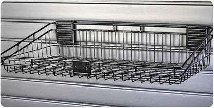 HandiWall Basic Accessory Kit with Locking Brackets for Garage Slatwall Panel Organization