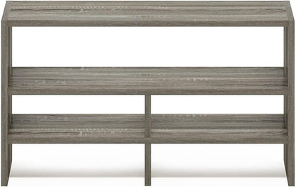 Furinno Hermite Desk Top Organizing Shelf Bookcase, French Oak