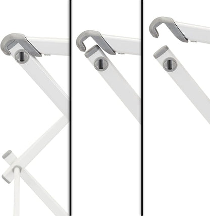 Household Essentials White 5119-1 Indoor Metal Clothes Drying Rack for Laundry
