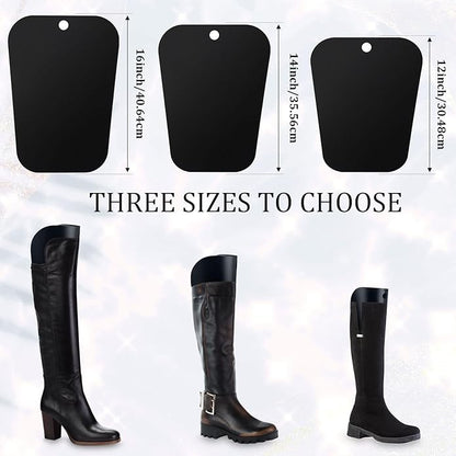 16 Pieces (8 Pairs) Boot Shaper Form Inserts Boots Tall Support to Keep Shape Holders for Women Men
