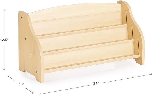 Guidecraft Tabletop Book Display: Book Shelf Display Rack for Kids Room