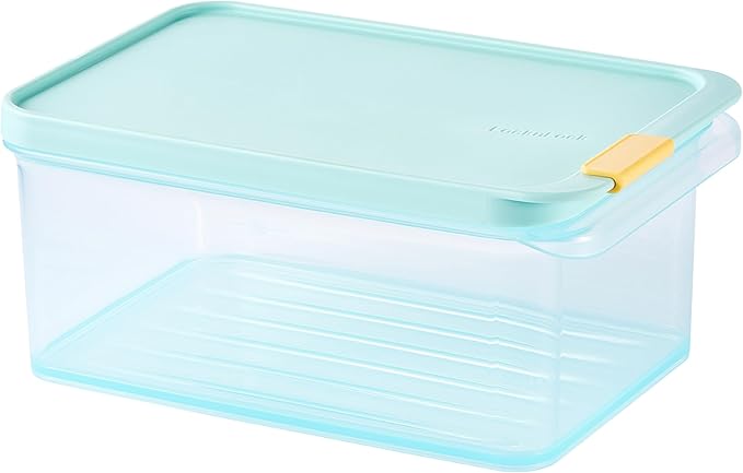 LocknLock HFL104 Freezer Fit Plastic Food Storage Container with Lid for Kitchen, Lunch, Meal Prep, and Leftovers, BPA-Free, Airtight, Leakproof, Microwave, Dishwasher-Safe, 1.65L