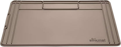 WeatherTech SinkMat – Waterproof Under Sink Liner Mat for Kitchen Bathroom – 34” x 22” Inches - Durable, Flexible Tray – Home undersink Organizer Must Haves, Tan