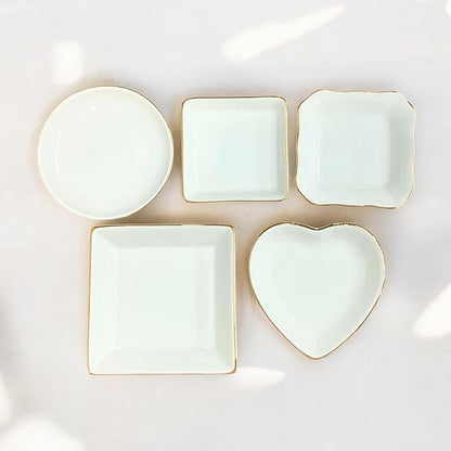 HatafaFurni Custom Ring Dish Holder Gifts for Mom, Wedding Ring Dish For Mother Gifts, Custom Jewelry Dish - Trinker Tray For Women, Gifts For Her - Ceramic Ring Dish