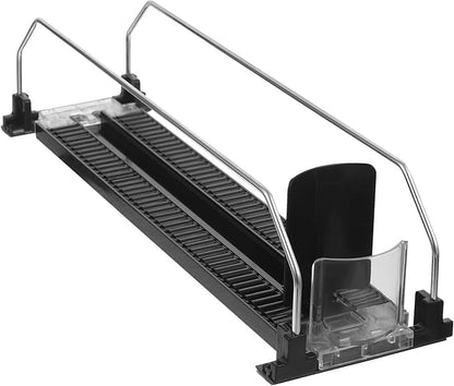 VILLCASE Beverage Thruster Drink Pusher for Refrigerator Automatic Shelf Replenishment Sliding System for 12Oz and 16Oz Cans Kitchen Pantry Display Organizer