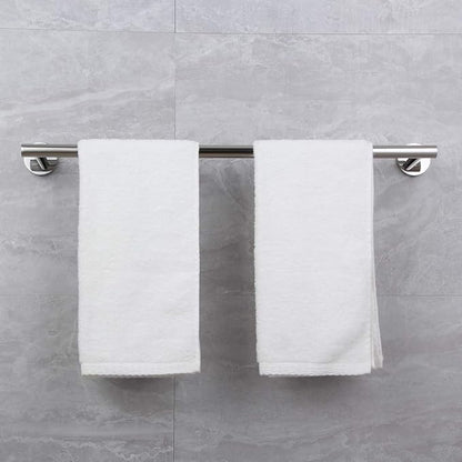SUS 304 Stainless Steel 24-Inch Towel Bar Wall Mounted for Bathroom Modern Style Polished Finish