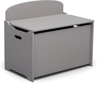 Delta Children MySize Deluxe Toy Box, Grey