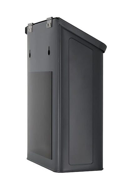 Magnetic Lint Bin, 2.5L Capacity, Stormy Gray, Wall Mounted, Satisfaction Guarantee