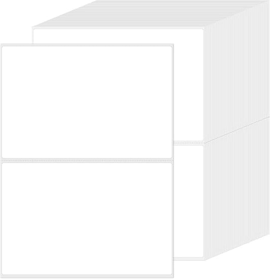 L LIKED 4"x6" Blank Removable Labels for Storage Bins, No Residue Handwritten Stickers for Boxes and Cases (150 Labels)