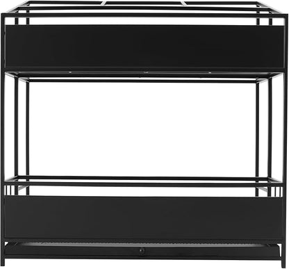 Commercial Metal Umbrella Holder Umbrella Stand with Drip Tray Entrance Umbrella Organizer Large Capacity Umbrella Rack for Home, Office, Apartment, Hotel (Black, 26.8 * 12.6 * 27.6in)