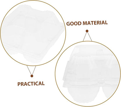 6pcs Goose Egg Packaging Box Reusable Egg Cartons Bulk Storage and Refrigertor for Bulk Orders