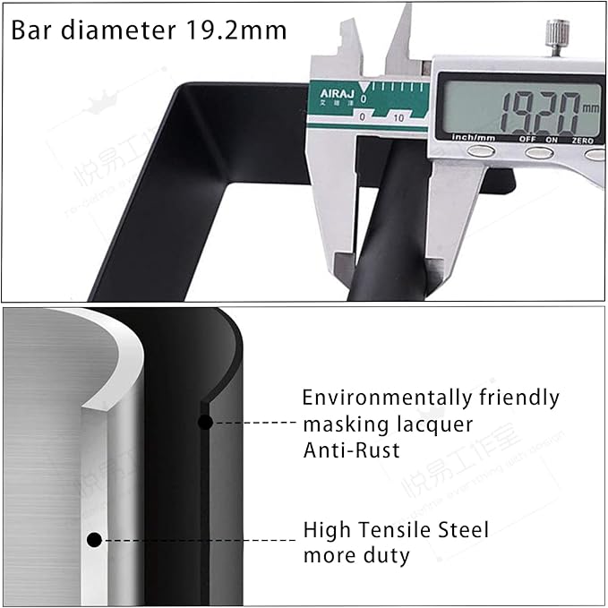 Paper Towel Holders,Paper Towels Rolls,Paper Bulk- Self-Adhesive Under Cabinet Wall Mount Countertop,Both Available in Adhesive and Screws,for Kitchen, Pantry, Sink, Bathroom，Stainless Steel-Black