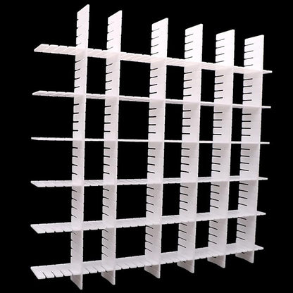 12Pcs Adjustable Drawer Dividers 0.1Inch Thickness DIY Grid Dividers 40x5cm Plastic Organizer Separator for Socks Underwear Makeup Cosmetic Clothes
