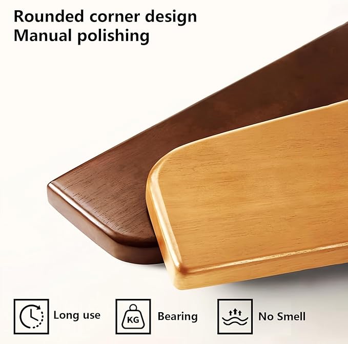 Wall Mounted Coat RackHooks Piano Key Hangers Natural Solid Wood Hanger Non-Woven Fabric Clothes Hangers for Closet, Kitchen, Bedroom, Bathroom, Entryway (Tray-Beech, 4 Hooks)