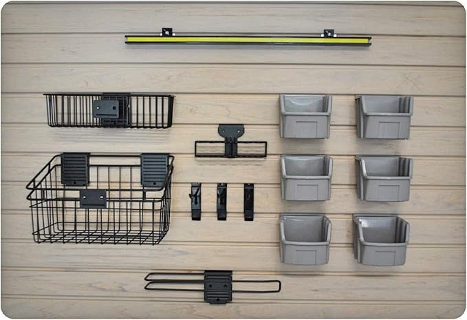 HandiWall Work Center Bundle for Slatwall Panel Tool and Work Shop Storage