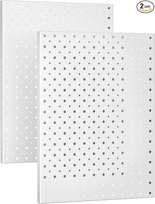 Ultrawall Metal Pegboard Panels, Pegboard Wall Organizer, Peg Boards for Wall, Garage Tool Storage Organization, 12"X16", 2pcs, Gray