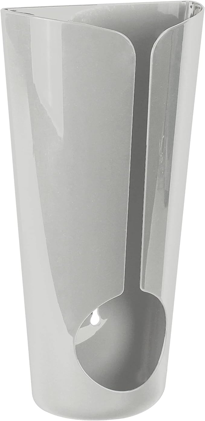 Spectrum Plastic Bag Holder, Wall Mount or Adhesive Grocery Bag Organizer, Under Sink Plastic Grocery Bag Storage & Trash Bag Organization