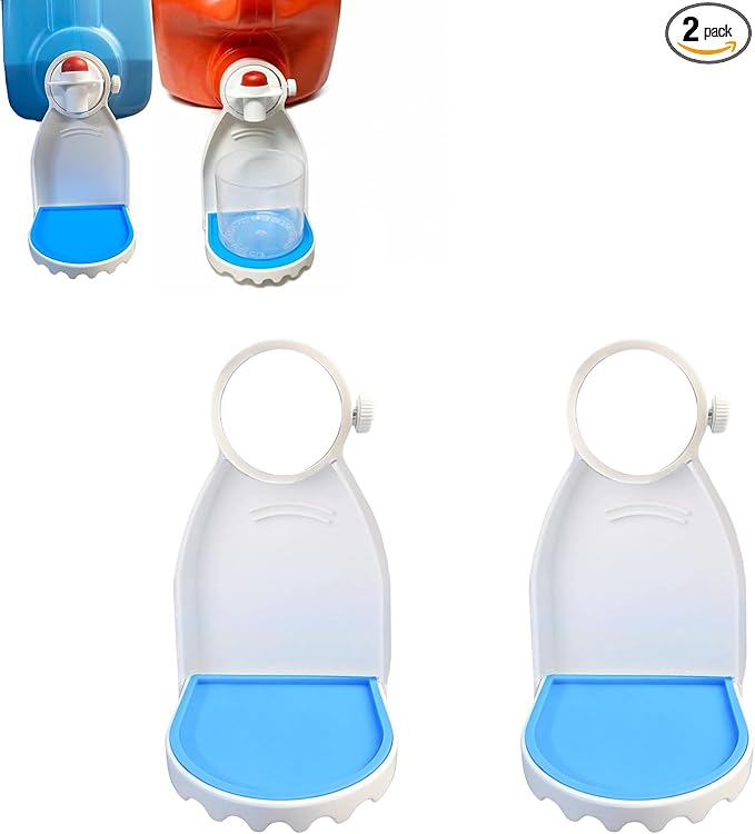 Laundry Detergent Cup Holder, 2 Pack, No More Mess or Leaks, Easy to Install, Suitable for Most Sizes Bottles, Unscented