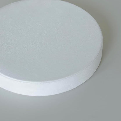 COLLECTIVE HOME - Velvet Jewelry Tray, 6" Monogrammed Jewelry Dish, Smooth Velour Display Dish for Rings, Earrings, Necklaces, Makeup, Personalized Gifts for Women (White-l)