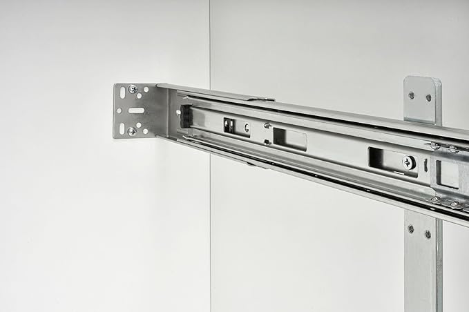 Rev-A-Shelf 2 Tier Pull Out Under Sink Organizer, 21 x 22 Inch, Steel Wire Pots and Pans Organizer, Tape Measure Included