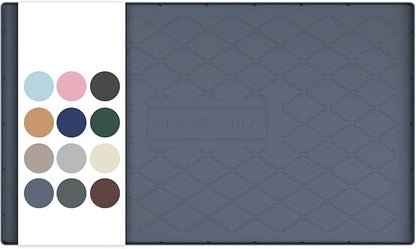 URMONA Under Sink Mat for Kitchen Waterproof, 22" x 14" Silicone Under Sink Mat for Shelf Liner Organizer, Cabinet Sink Protector Under Sink Liner for Bottom Kitchen, Bathroom(Dark Grey)