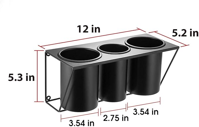 Hair Dryer Holder Hair Styling Product Care Tool Organizer Bath Supplies Accessories Tray Stand Storage Bathroom Steel Hair Dryer Holder(Black) MK470B