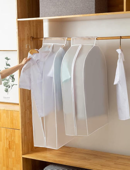 XIAKE Garment Bags M/oth-proof Dust Cover Coat Hanging Clothes Storage Bag Premium Thickened Clothing Organizer Moisture-proof Dust-proof Clothes Cover