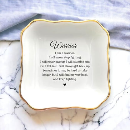 HatafaFurni Ring Dish Holder For Mom, Mother's Day Gifts for Aunt, Sister Godmother Friend Gifts, Men Ring Dish For Dad, Bridesmaid Gift, Women Gifts (Friend 2)
