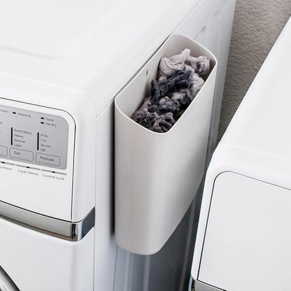 Simplation Laundry Detergent Cup Holder Collection: MAGNETIC LINT HOLDER BIN for Laundry Room Storage