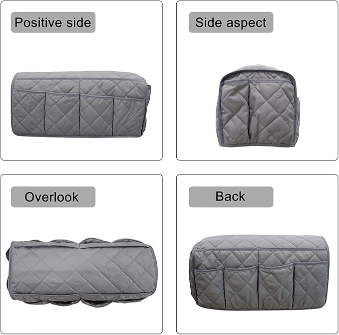 Benuomi Sofa Armrest Organizer, Remote Control Holder, Waterproof Armchair Caddy with 14 Pockets for TV Remotes