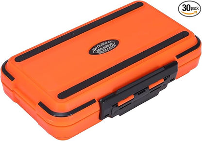 Small Parts Organizer with Dividers, 30-Compartments Hardware Tool Storage Box, Waterproof Seal & Locking Parts Organizers Case for Nail Screws, Nuts, Bolts, Orange